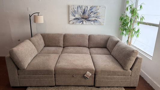 Thomasville Tisdale Modular Taupe Sectional
