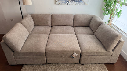 Thomasville Tisdale Modular Taupe Sectional