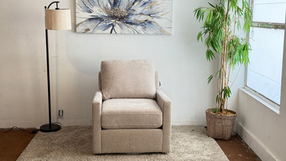 Liquidation Henredon Marley Fabric Swivel Accent Chair